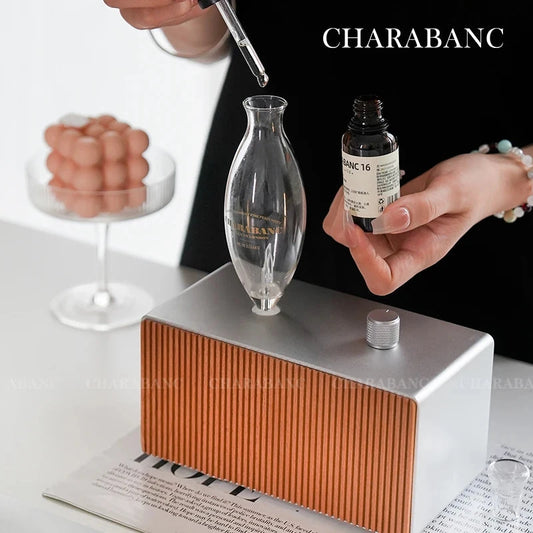 Charabanc Fragrances Charabanc Fragrances: Retro Nebulizing Diffuser NeoTone Edition Blush Alloy - Built-in Battery