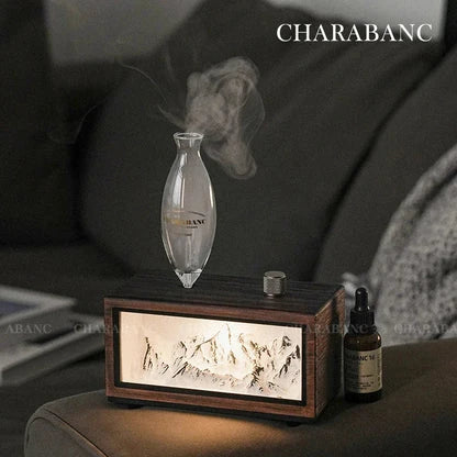 Charabanc Fragrances Charabanc Fragrances: Retro Nebulizing Diffuser Alpine Edition Woden Tone